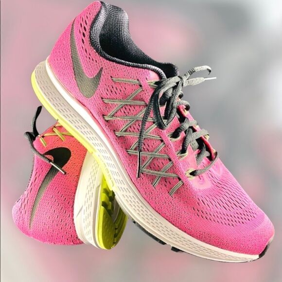 XLNT Condition NIKE AIR ZOOM PEGASUS 32 Competition Pack Pink Volt Black 11 US - Picture 1 of 7